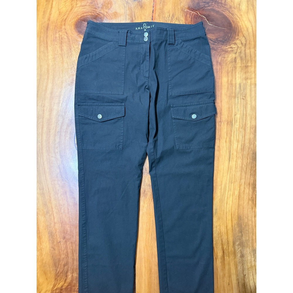 Anatomie Women's Kate Skinny Cargo Pants Medium Large Travel Cotton Blend JJ3 - Picture 2 of 6